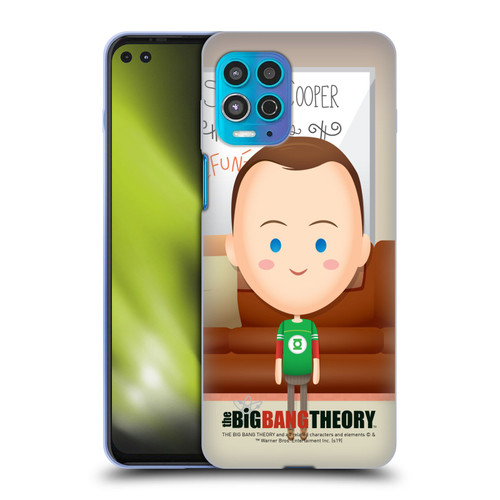 The Big Bang Theory Character Art Sheldon Soft Gel Case for Motorola Moto G100