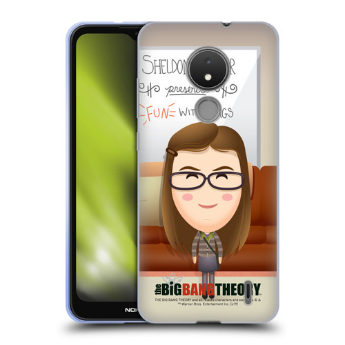 The Big Bang Theory Character Art Amy Soft Gel Case for Nokia C21