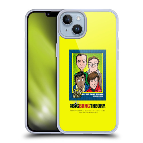 The Big Bang Theory Graphics Arts 2 Poster Soft Gel Case for Apple iPhone 14 Plus