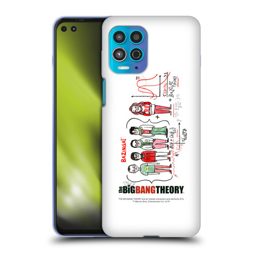 The Big Bang Theory Graphics Arts 2 Doodle Group Soft Gel Case for Motorola Moto G100