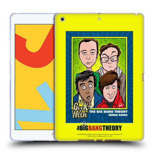 The Big Bang Theory Graphics Arts 2 Poster Soft Gel Case for Apple iPad 10.2 2019/2020/2021