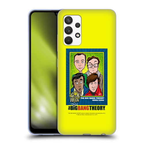 The Big Bang Theory Graphics Arts 2 Poster Soft Gel Case for Samsung Galaxy A32 (2021)