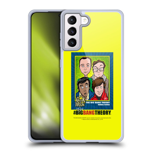 The Big Bang Theory Graphics Arts 2 Poster Soft Gel Case for Samsung Galaxy S21+ 5G