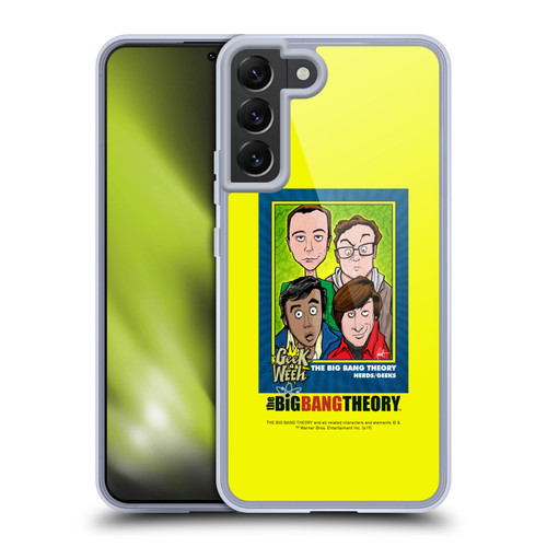 The Big Bang Theory Graphics Arts 2 Poster Soft Gel Case for Samsung Galaxy S22+ 5G