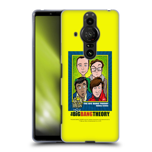 The Big Bang Theory Graphics Arts 2 Poster Soft Gel Case for Sony Xperia Pro-I
