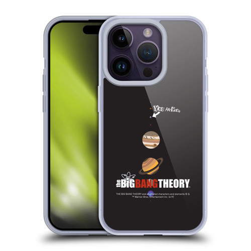 The Big Bang Theory Graphic Arts Earth Soft Gel Case for Apple iPhone 14 Pro