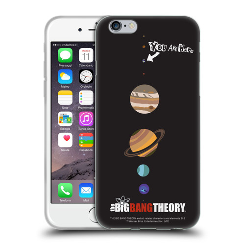 The Big Bang Theory Graphic Arts Earth Soft Gel Case for Apple iPhone 6 / iPhone 6s