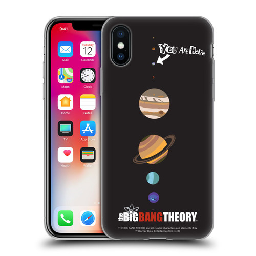 The Big Bang Theory Graphic Arts Earth Soft Gel Case for Apple iPhone X / iPhone XS