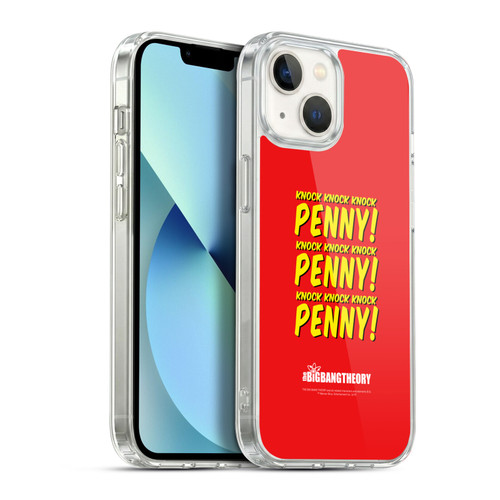 The Big Bang Theory Iconic Sheldon Knock Soft Gel Case for Apple iPhone 13