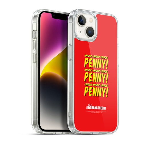 The Big Bang Theory Iconic Sheldon Knock Soft Gel Case for Apple iPhone 14 Plus & MagSafe