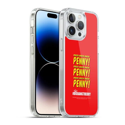 The Big Bang Theory Iconic Sheldon Knock Soft Gel Case for Apple iPhone 14 Pro Max & MagSafe