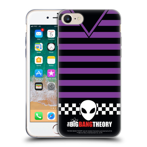 The Big Bang Theory Iconic Shirts Howard Soft Gel Case for Apple iPhone 7 / 8 / SE 2020 & 2022