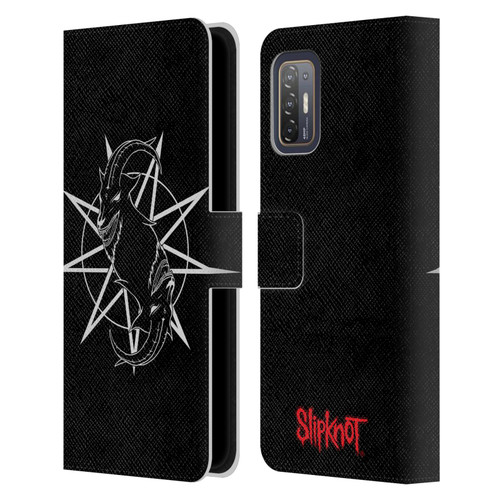 Slipknot Key Art Goat Logo Leather Book Wallet Case Cover For HTC Desire 21 Pro 5G
