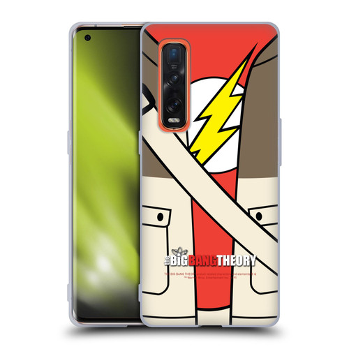 The Big Bang Theory Iconic Shirts Sheldon Soft Gel Case for OPPO Find X2 Pro 5G