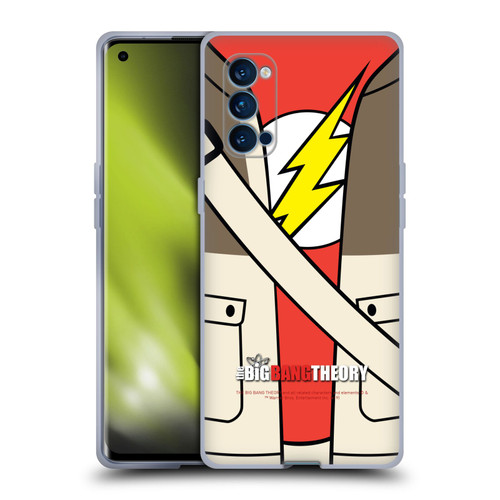 The Big Bang Theory Iconic Shirts Sheldon Soft Gel Case for OPPO Reno 4 Pro 5G