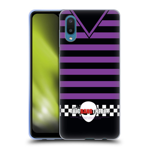 The Big Bang Theory Iconic Shirts Howard Soft Gel Case for Samsung Galaxy A02/M02 (2021)