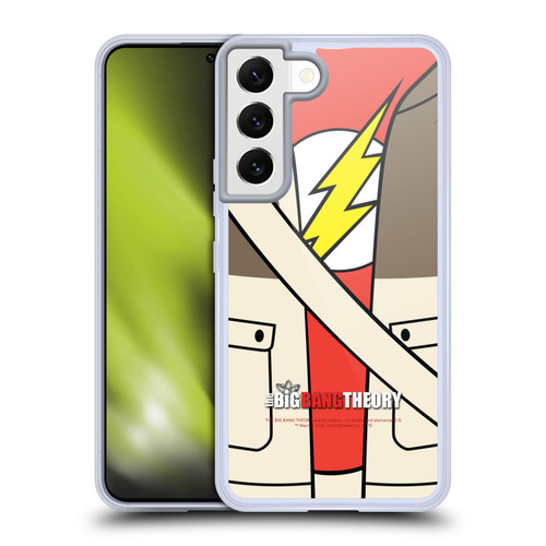 The Big Bang Theory Iconic Shirts Sheldon Soft Gel Case for Samsung Galaxy S22 5G