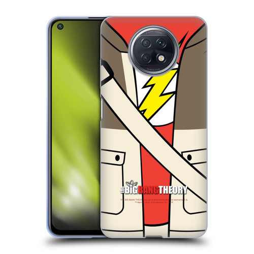The Big Bang Theory Iconic Shirts Sheldon Soft Gel Case for Xiaomi Redmi Note 9T 5G