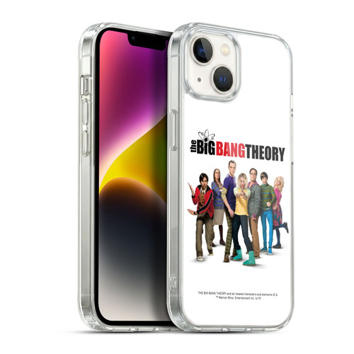 The Big Bang Theory Key Art Season 10 Soft Gel Case for Apple iPhone 14 Plus & MagSafe