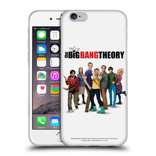 The Big Bang Theory Key Art Season 10 Soft Gel Case for Apple iPhone 6 / iPhone 6s