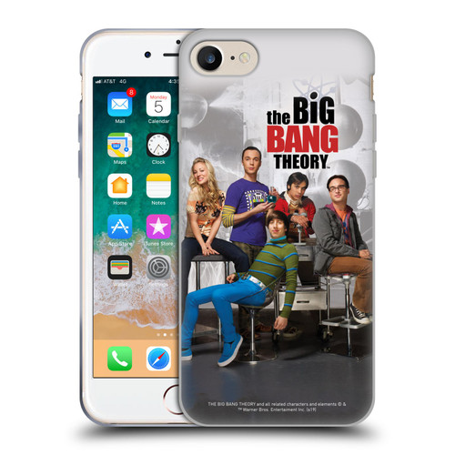 The Big Bang Theory Key Art Season 3 Soft Gel Case for Apple iPhone 7 / 8 / SE 2020 & 2022