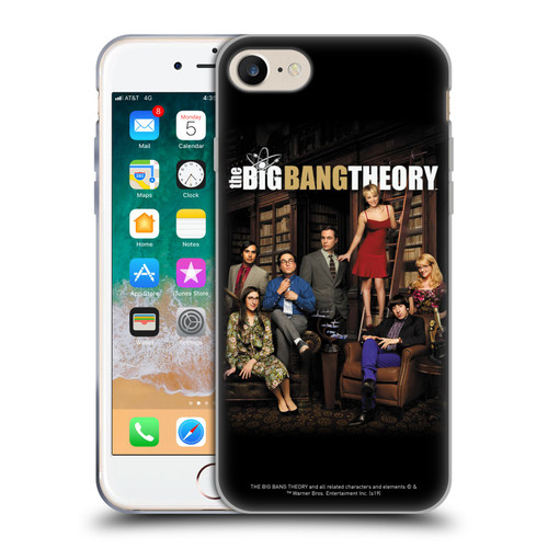 The Big Bang Theory Key Art Season 9 Soft Gel Case for Apple iPhone 7 / 8 / SE 2020 & 2022