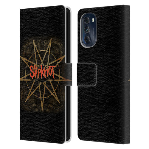 Slipknot Key Art Crest Leather Book Wallet Case Cover For Motorola Moto G (2022)
