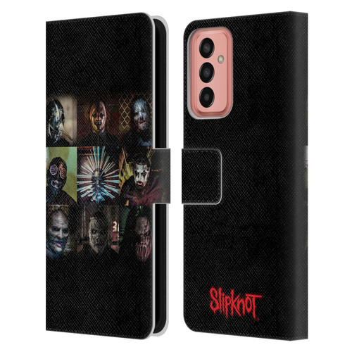 Slipknot Key Art Blocks Leather Book Wallet Case Cover For Samsung Galaxy M13 (2022)