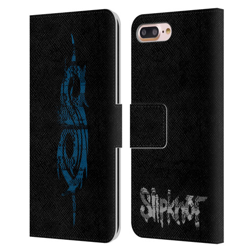 Slipknot We Are Not Your Kind Glitch Logo Leather Book Wallet Case Cover For Apple iPhone 7 Plus / iPhone 8 Plus