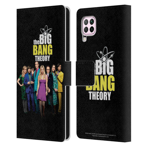 The Big Bang Theory Key Art Season 11 B Leather Book Wallet Case Cover For Huawei Nova 6 SE / P40 Lite