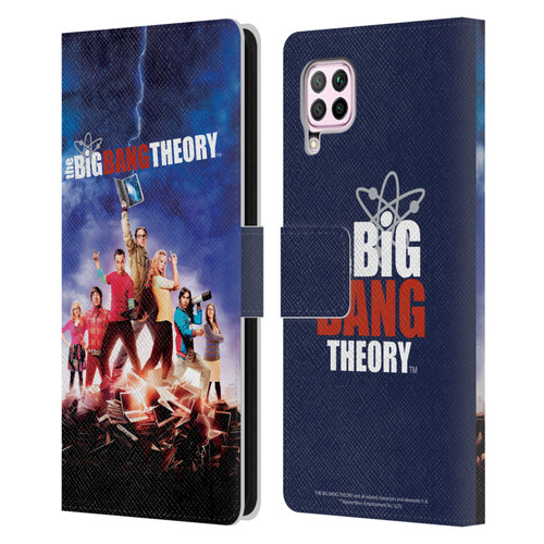 The Big Bang Theory Key Art Season 5 Leather Book Wallet Case Cover For Huawei Nova 6 SE / P40 Lite