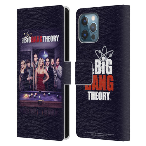 The Big Bang Theory Key Art Season 11 C Leather Book Wallet Case Cover For Apple iPhone 12 Pro Max