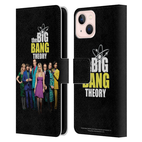 The Big Bang Theory Key Art Season 11 B Leather Book Wallet Case Cover For Apple iPhone 13