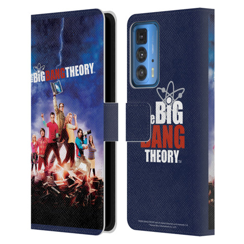 The Big Bang Theory Key Art Season 5 Leather Book Wallet Case Cover For Motorola Edge 20 Pro