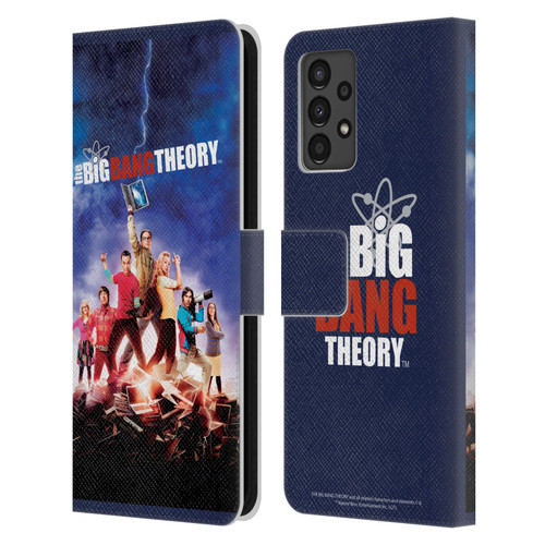 The Big Bang Theory Key Art Season 5 Leather Book Wallet Case Cover For Samsung Galaxy A13 (2022)