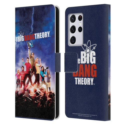 The Big Bang Theory Key Art Season 5 Leather Book Wallet Case Cover For Samsung Galaxy S21 Ultra 5G