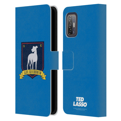 Ted Lasso Season 1 Graphics A.F.C Richmond Leather Book Wallet Case Cover For HTC Desire 21 Pro 5G