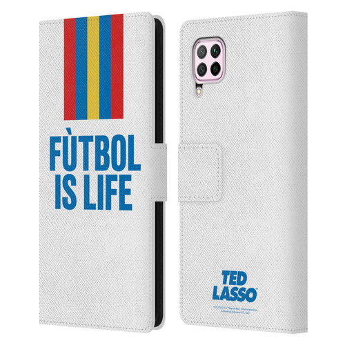 Ted Lasso Season 1 Graphics Futbol Is Life Leather Book Wallet Case Cover For Huawei Nova 6 SE / P40 Lite