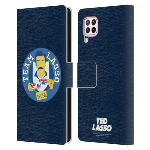 Ted Lasso Season 1 Graphics Team Lasso Leather Book Wallet Case Cover For Huawei Nova 6 SE / P40 Lite