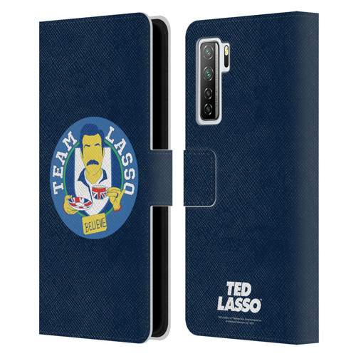 Ted Lasso Season 1 Graphics Team Lasso Leather Book Wallet Case Cover For Huawei Nova 7 SE/P40 Lite 5G