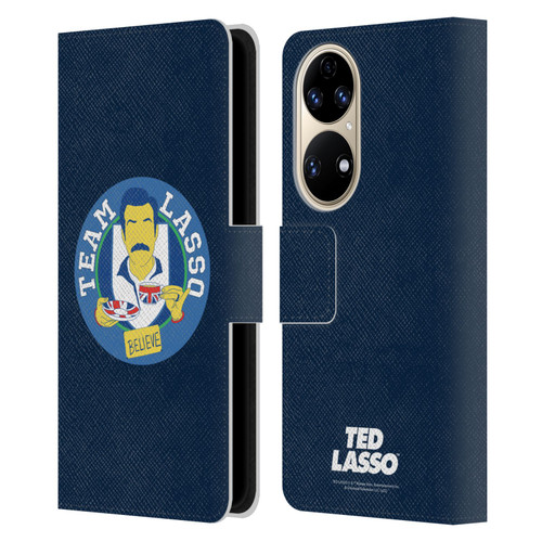 Ted Lasso Season 1 Graphics Team Lasso Leather Book Wallet Case Cover For Huawei P50