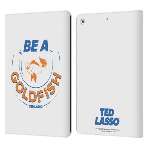 Ted Lasso Season 1 Graphics Be A Goldfish Leather Book Wallet Case Cover For Apple iPad 10.2 2019/2020/2021