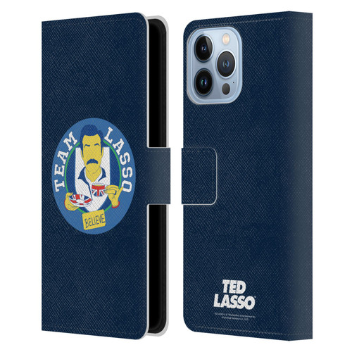 Ted Lasso Season 1 Graphics Team Lasso Leather Book Wallet Case Cover For Apple iPhone 13 Pro Max
