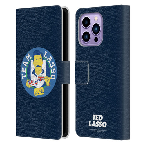 Ted Lasso Season 1 Graphics Team Lasso Leather Book Wallet Case Cover For Apple iPhone 14 Pro Max