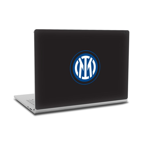 Fc Internazionale Milano Badge Logo On Black Vinyl Sticker Skin Decal Cover for Microsoft Surface Book 2