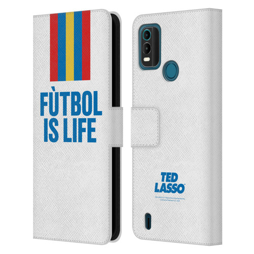 Ted Lasso Season 1 Graphics Futbol Is Life Leather Book Wallet Case Cover For Nokia G11 Plus