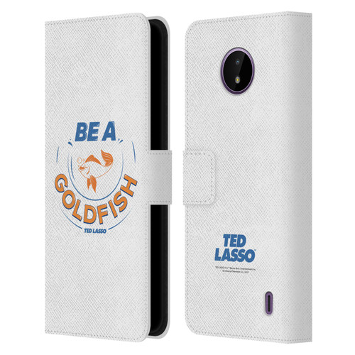 Ted Lasso Season 1 Graphics Be A Goldfish Leather Book Wallet Case Cover For Nokia C10 / C20