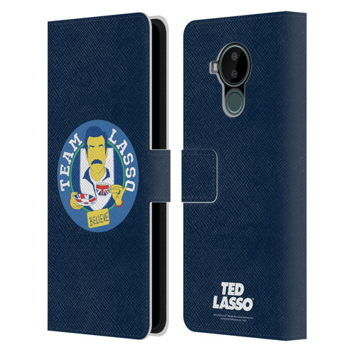 Ted Lasso Season 1 Graphics Team Lasso Leather Book Wallet Case Cover For Nokia C30