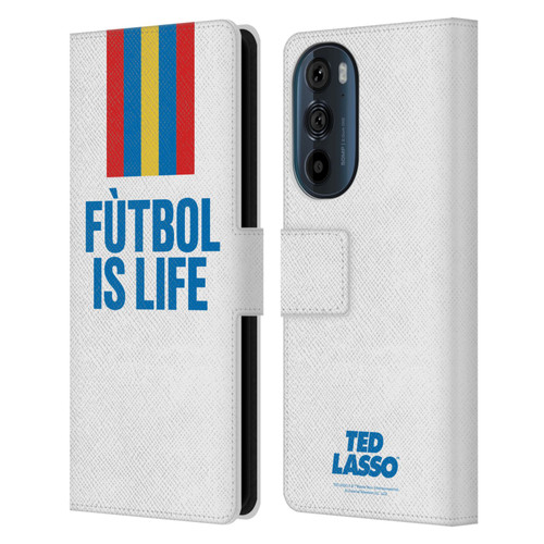 Ted Lasso Season 1 Graphics Futbol Is Life Leather Book Wallet Case Cover For Motorola Edge 30