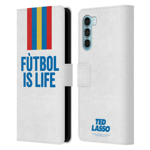 Ted Lasso Season 1 Graphics Futbol Is Life Leather Book Wallet Case Cover For Motorola Edge S30 / Moto G200 5G